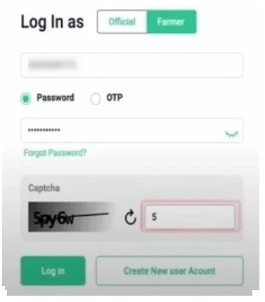 Farmer Registry MP Login