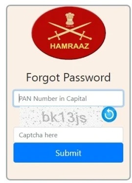 Forgot Password Reset