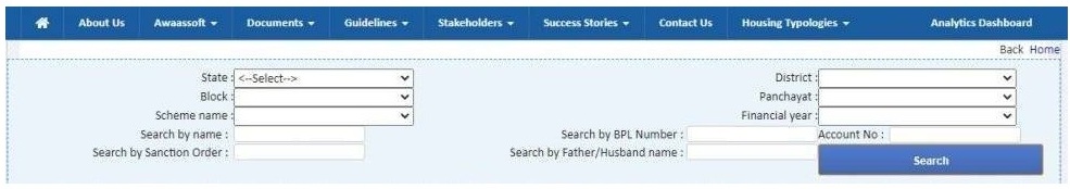 PM Awas Registration Number