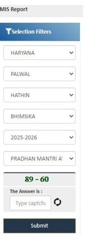 PM Awas Yojana Haryana List