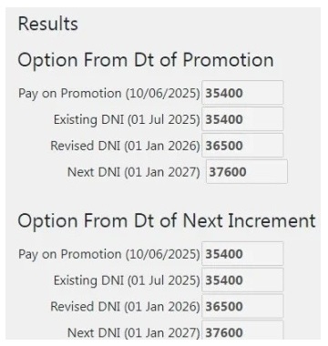 Promotion Increment
