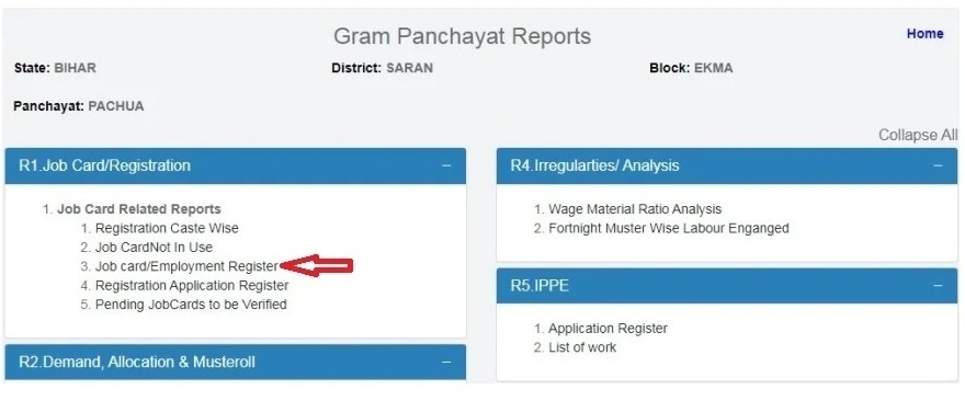 Gram Panchayat Reports