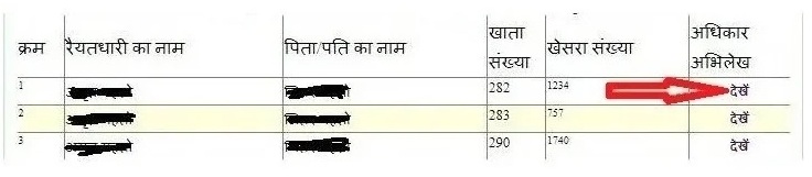 बिहार भूमि खाता खेसरा
